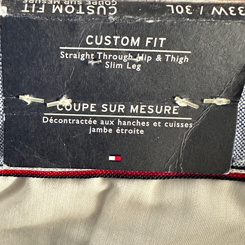 Tommy Hilfiger custom fit straight through hip and thigh. - Picture 9 of 9